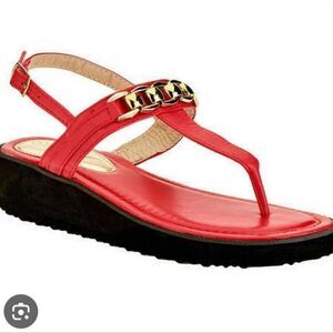 Victoria K. Women's 7 Fashion Chain Link Strap Sandal